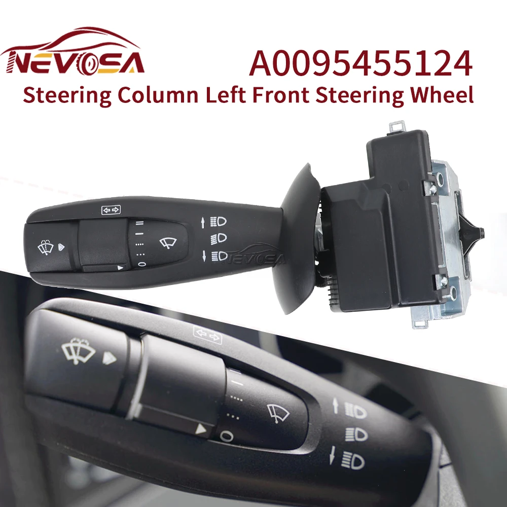 

Steering Column Switch For Mercedes Benz MB Actros/Antos/Arocs/Axor MP4 Wiper Turn Signal Switch Control A0095455124 EURO5 EURO6