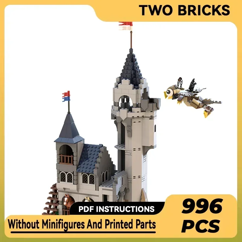 Fortress modelo moc tijolos de construção falcons menagerie castelo tecnologia blocos modulares presentes brinquedos natal diy conjuntos montagem