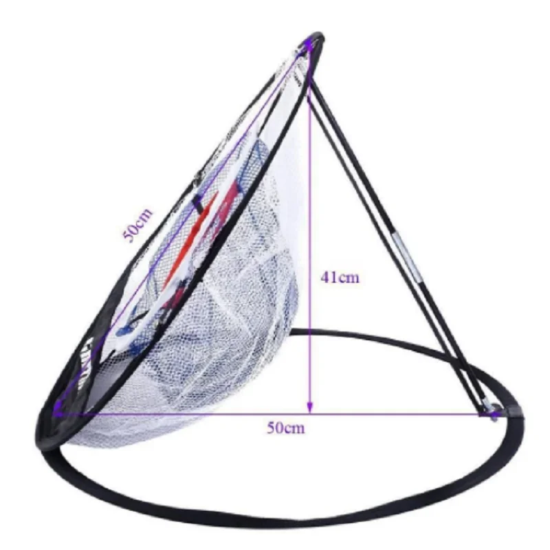 HOW TRUE Golf Chipping Net 3-Layer Practice Net for Outdoor Indoor Backyard Easy To Carry and Foldable