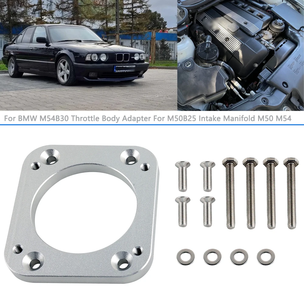 

Piezas de Rendimiento, Colector de Admisión M50 M54, Kit de Placa Adaptadora de Cuerpo de Aceleración para BMW M54B30 a M50B25