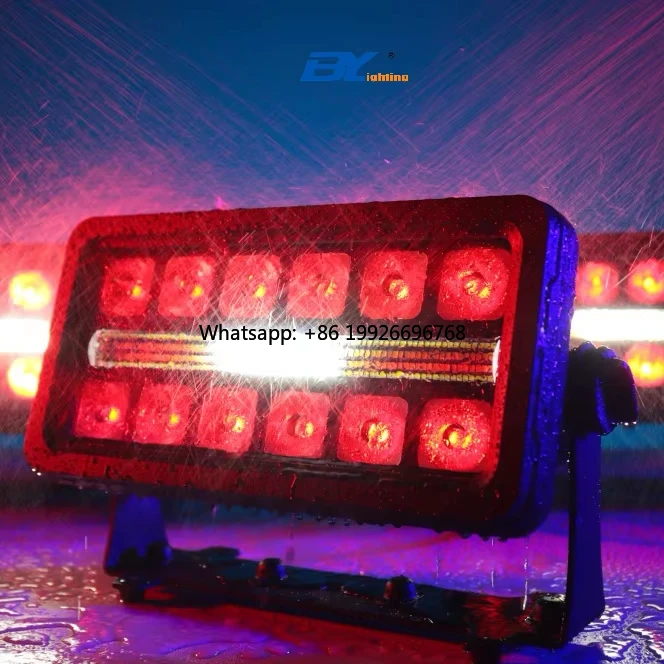 

New IP65 550w RGBW 4in1 DMX512 Waterproof Dj Disco Outdoor City Stage Led Wash Strobe Light