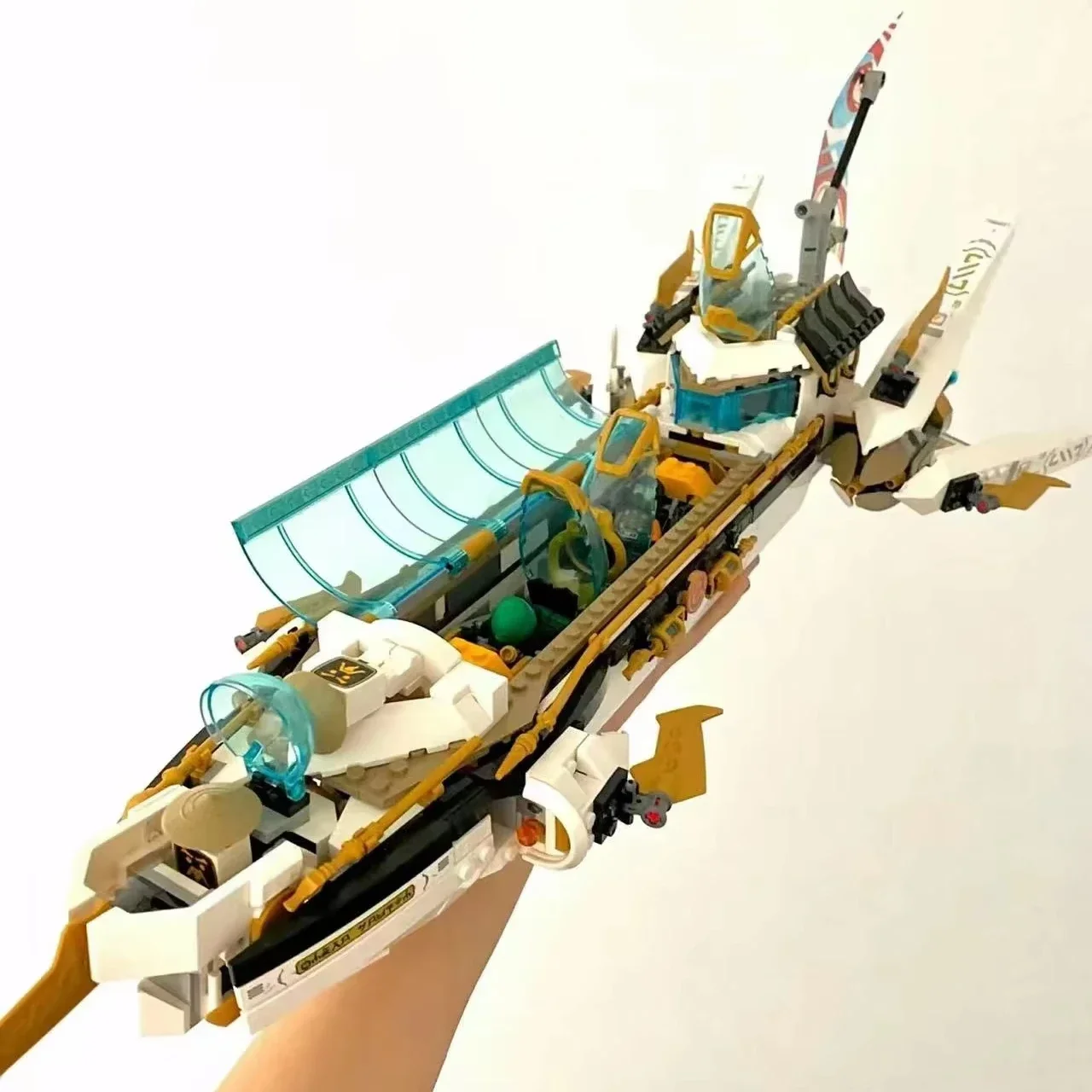 

1091PCS reward submarine Ship construction building block toy underwater reward model building block birthday gift