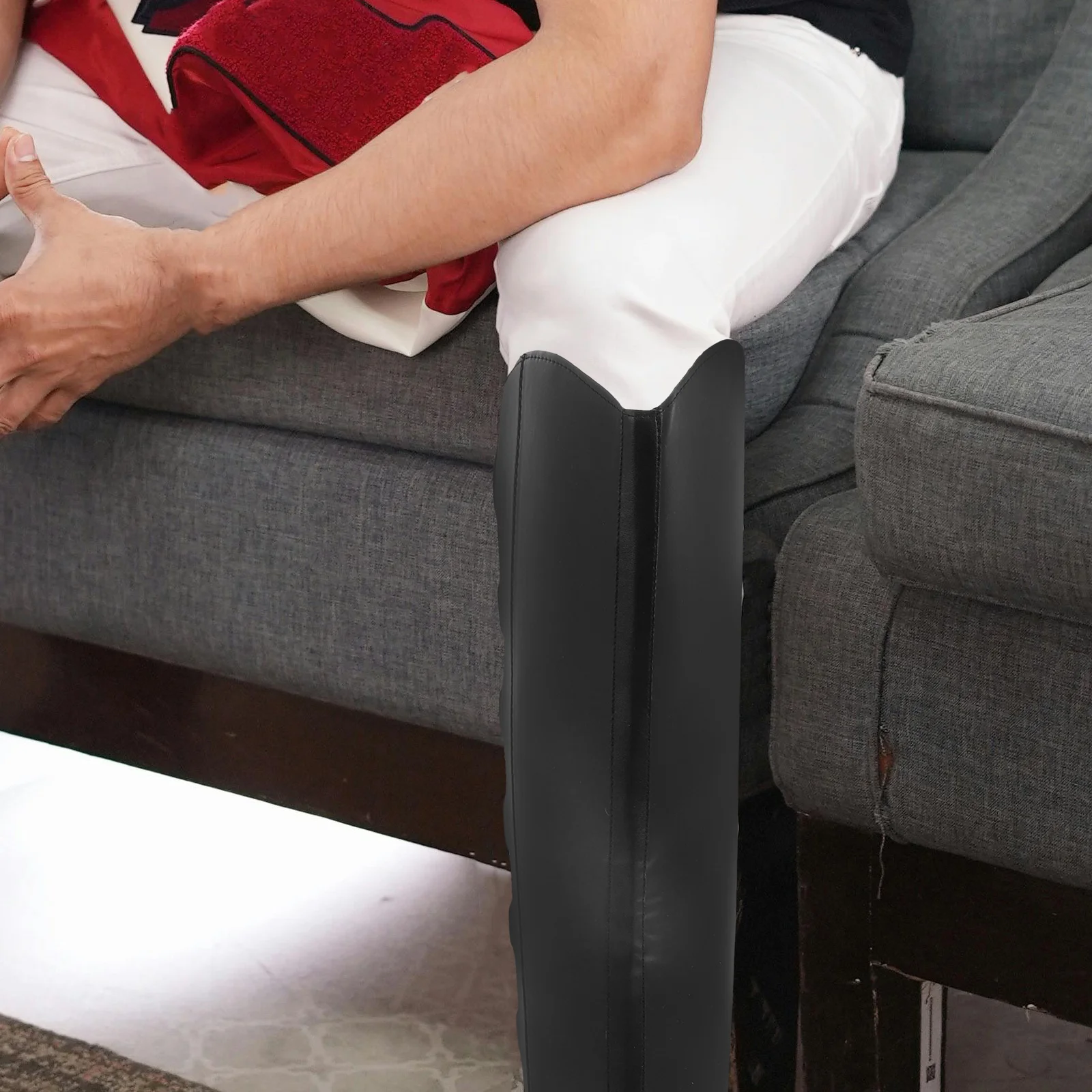 1Pair Adjustable Medieval High Leg Boot Covers Renaissance Cosplay Footwear Cover Historical Gaiters Pirate Costume Accessories