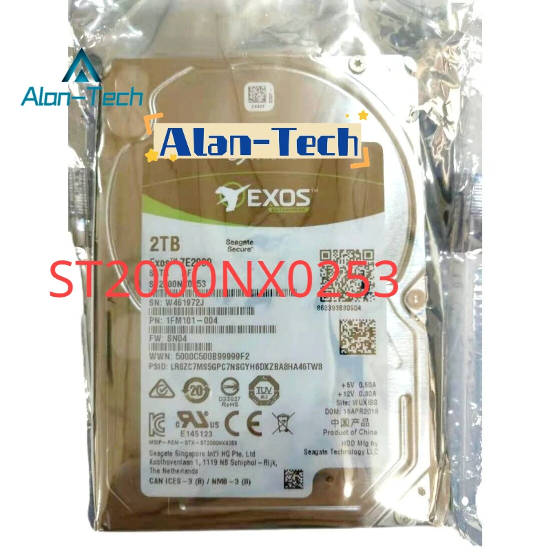 FOR ST2000NX0253 SEA－GATE 2TB Enterprise 6Gb 2.5'' SATA Hard Drive