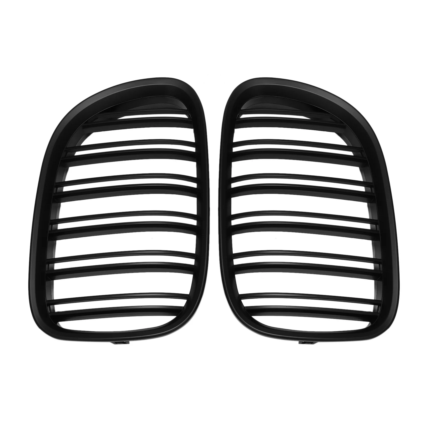 

Car Grille Matte Black Kidney Sport for-BMW 7 Series F02 10-15 Dual Slat 51117184151 51117184152