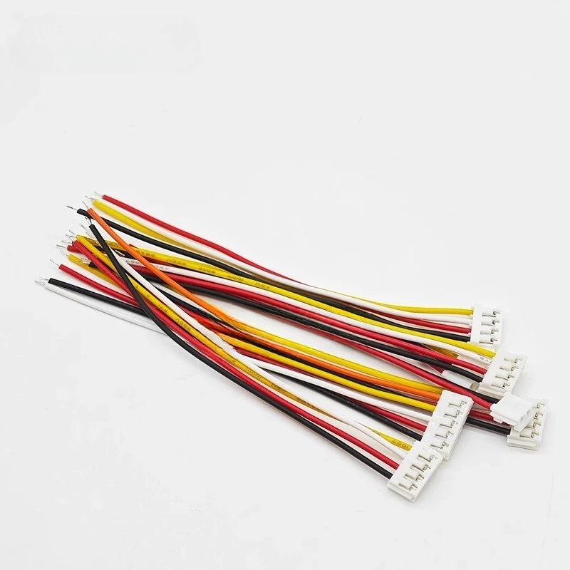 10PCS EH 2.54mm Pitch Female Plug Connector Wire 2-12Pin 10/20/30cm 22AWG Single/Double Same/Reverse Direction Electronic Cable