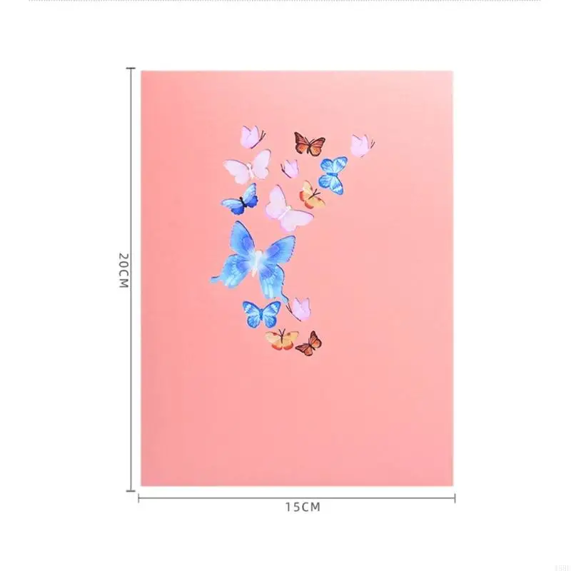 45BE 3D منبثقة بطاقة المعايدة
