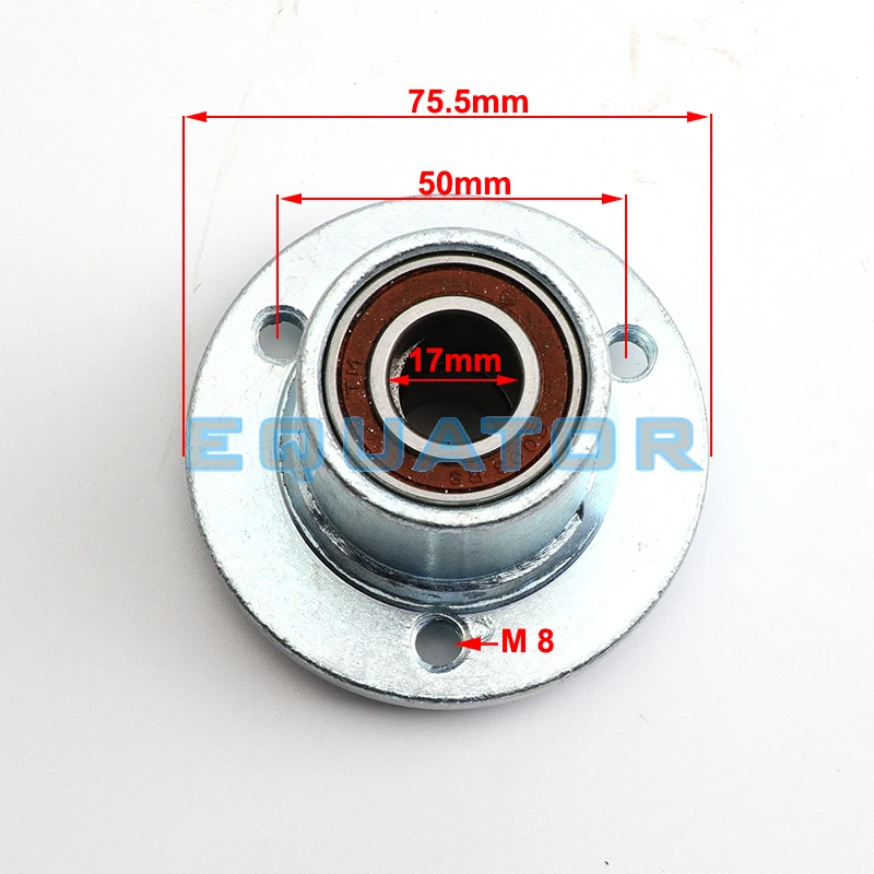 5 Inch Front Wheel Hub with Bearing Seal for DIY China 110cc 168 200F Go Kart Dirt Bike Go Kart ATV UTV Quad Bike Parts