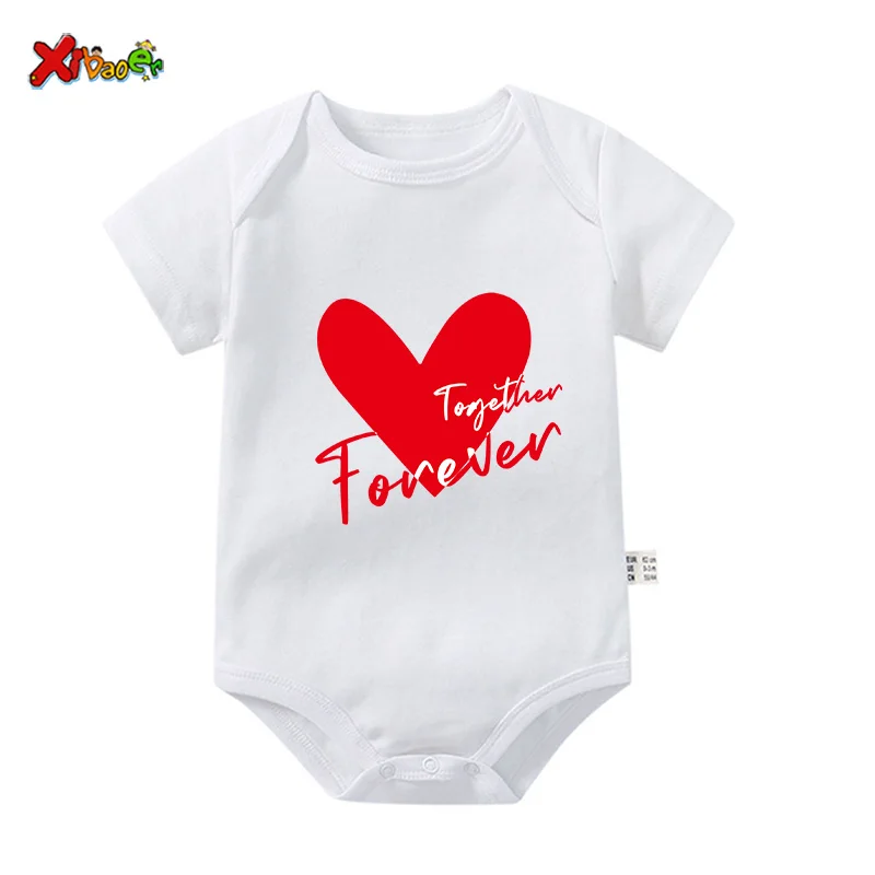 Valentine\'s Day Family T-shirt Valentine Tee Matching Family Outfits  Couple Matching Outfits Hearts T Shirts  Baby Girl Clothes
