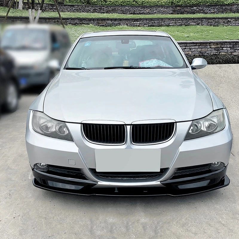 Car Front Bumper Lip Spoiler Splitter Canard Diffuser for BMW 3 Series E90 E91 318i 325i 330i 2005 2006 2007 2008 LCI Tuning - view 5