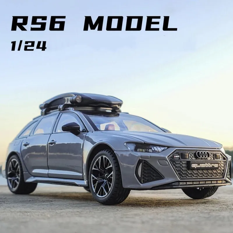 Modello in Metallo RS6 Avant 1/24 con Suoni e Luci: La Scelta Perfetta per Appassionati di Auto e Regali per Bambini
