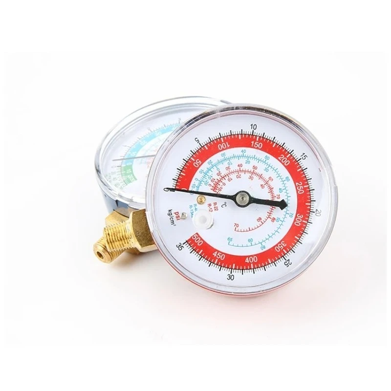 Refrigerant Manifold Gauge Set for R22/R134a/R410a/R404a, AC Pressure Gauges for Air Conditioner