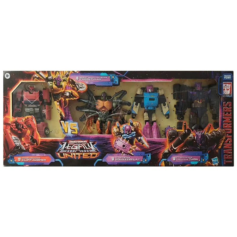 Hasbro Transformers Legacy United Cliff Jumper Tarantulas Squeezeplay Tarn 4-Pack Original Action Figure Model Toy Gift Collect