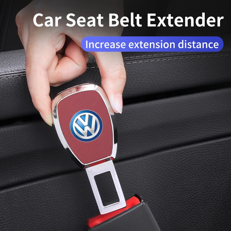 Car Seat Belt Clip Extension Safety Lock Buckle Extender Plug For VW GTI Polo Golf Passat Scirocco Tiguan Jetta T-ROC CC Sharan