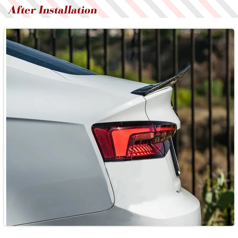 

Car Rear Trunk Spoiler Boot Lip Wing for Audi A5 S5 RS5 B9 Coupe 2 Door 2017-2023 Not for Convertible Carbon Fiber Spoiler