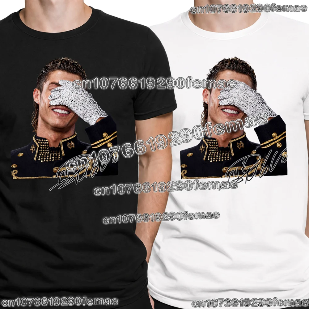 Ronaldo Funny Graphic Printed Cotton T Shirt Kids Adults Personalized Fashion Casual Streetwear Comfortable Daily Tee Top