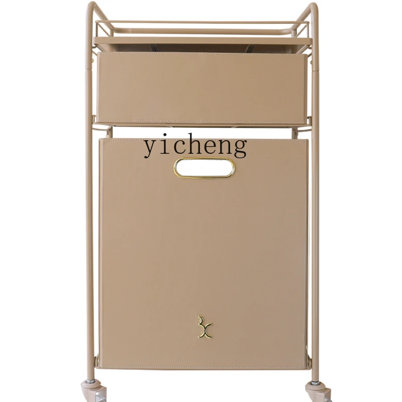 Xl Bathroom Shelf Floor Multilayer Laundry Basket Trolley Multi-Functional Dirty Clothes Basket Shelf