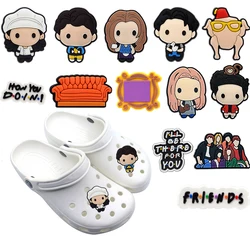 13/28pcs Shoe Charms Old Friends Shoes Accessories Decorations Garden Shoes Upper Decorations Clogs CSandal Unisex Fun Gifts