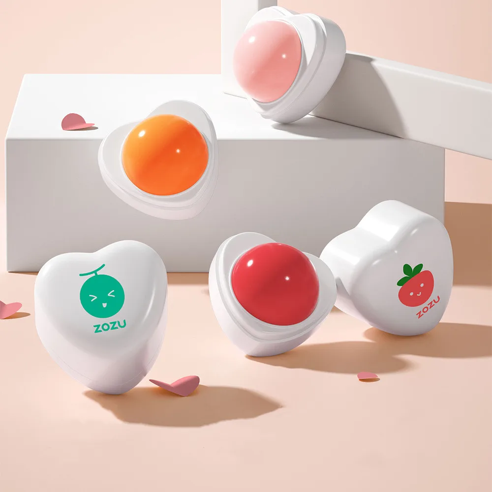 Balsamo per le labbra idratante al gusto di frutta nutriente riduce le linee delle labbra Anti-Cracking idratante per la cura delle labbra rossetto di petrolio Base cosmetica