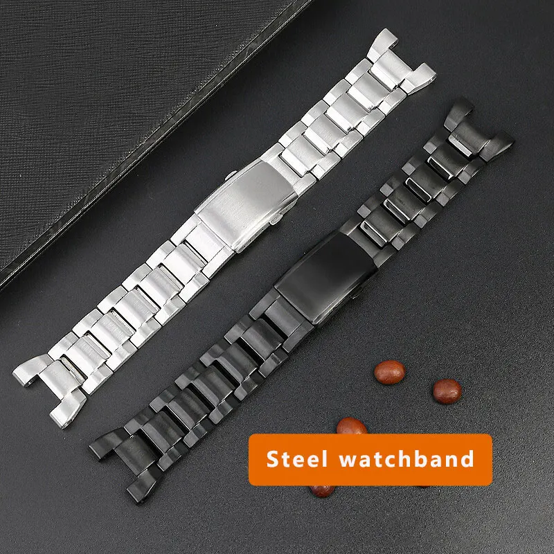 For Casio G-SHOCK GST-B100 W300 precision steel watch chain GST-410 310 S110 W130L 400G S310 S210 S120 series metal watch band