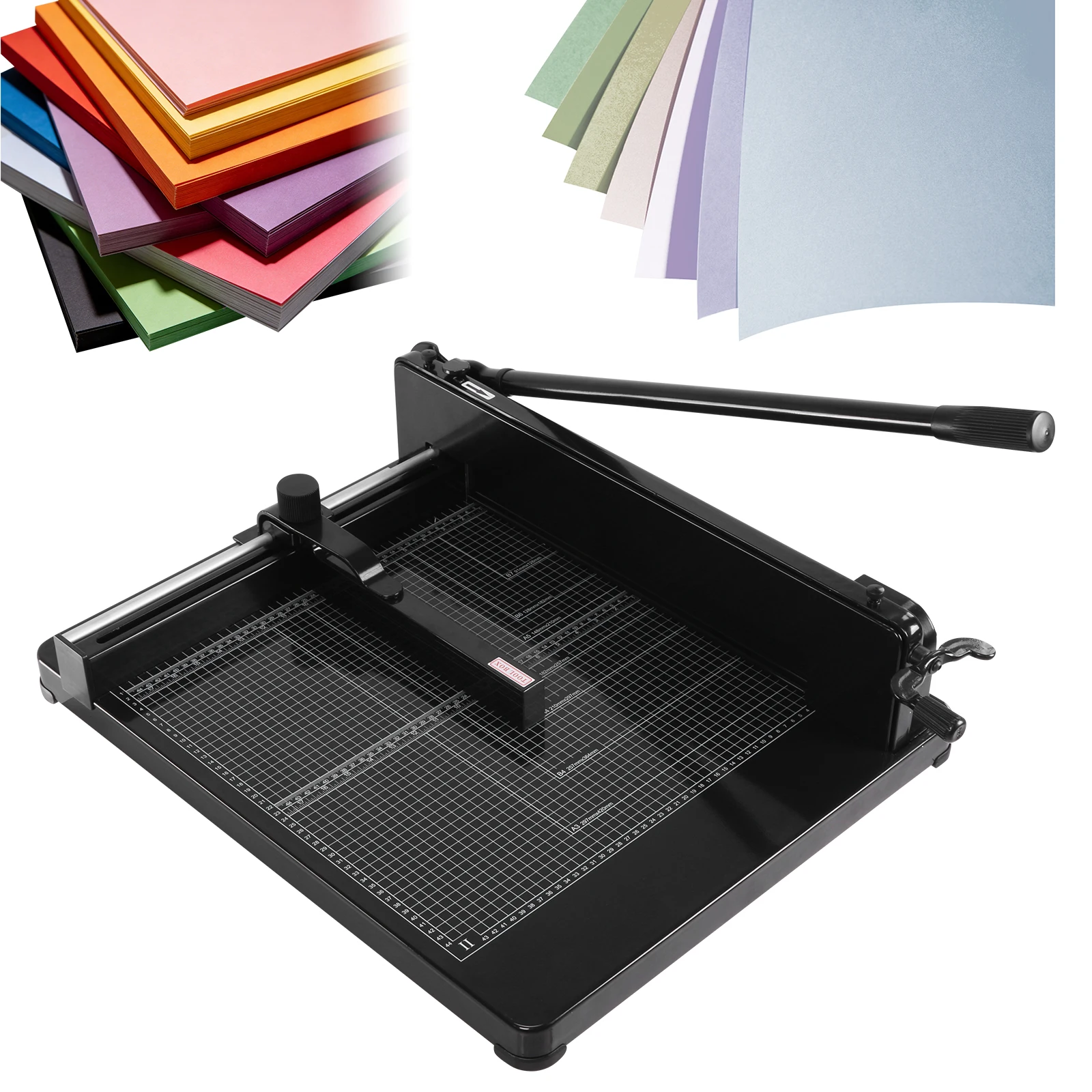 

17inch Guillotine Trimmer with Double Safety Protection Paper Cutting Board 400 Sheets Capacity for Classroom Crafting Cardstock