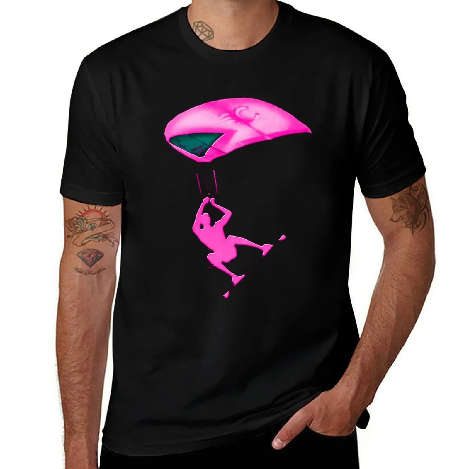 Kiteboarding - Pink T-Shirt essential t shirt T-Shirt