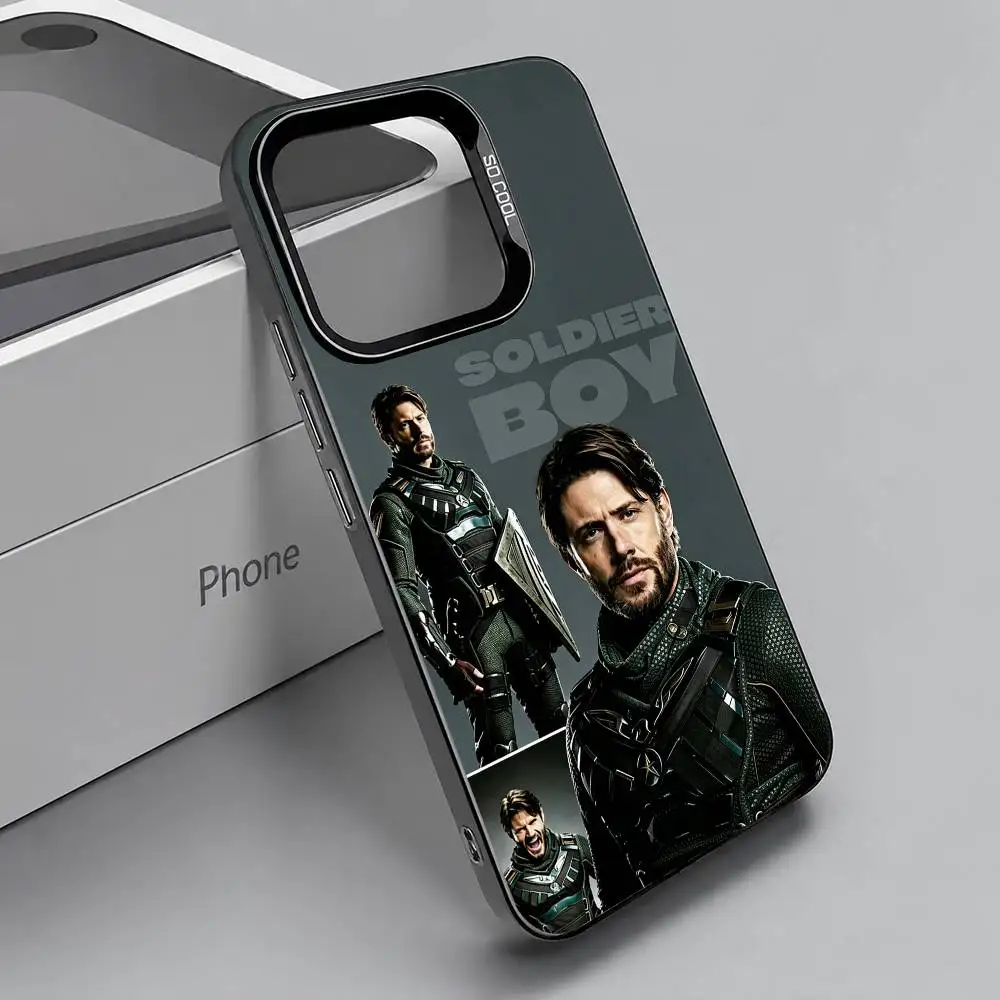 The Boys Soldier B-Boy Phone Phone Case For iPhone 17,16,15,14,13,12,11Plus Pro Max XS,gloss black Cover