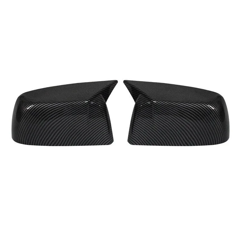 For Chevy Colorado 2015-2022 Car Sticker Rearview Side Mirror Cover Wing Cap Exterior Door Rear View Case Trim Carbon Fiber Look