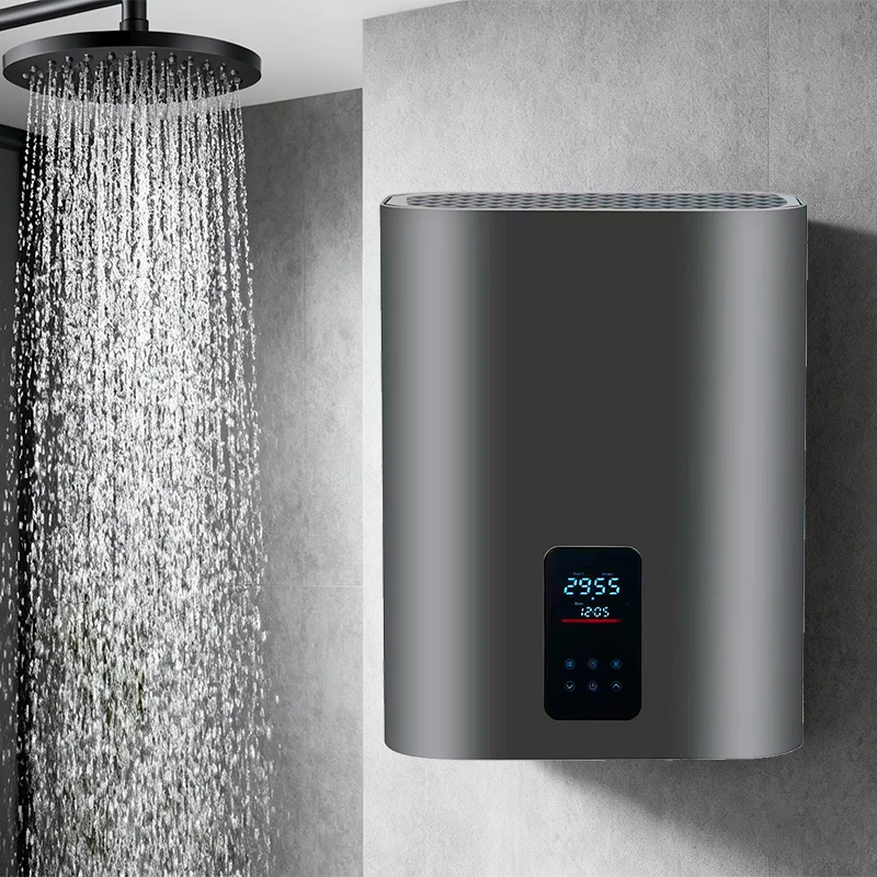 30L-80L Factory Outlet Vertical Electric Water Heater Energy Efficient Wall Mounted RV Bath Shower Smart Features for Household