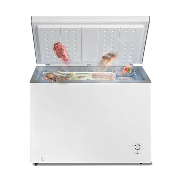 Top-open Freezer Refrigerators Ice Tube Storage Cabinet Commercial Horizontal Deep Chest Freezer Single Door