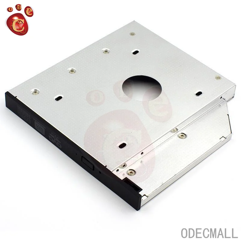 알루미늄 Optibay SATA 3.0 하드 디스크 드라이브 박스 인클로저 DVD 어댑터, 노트북 CD-ROM T01 용 2.5 SSD, DM DW95S HDD 캐디, 9.5mm, 12.7mm