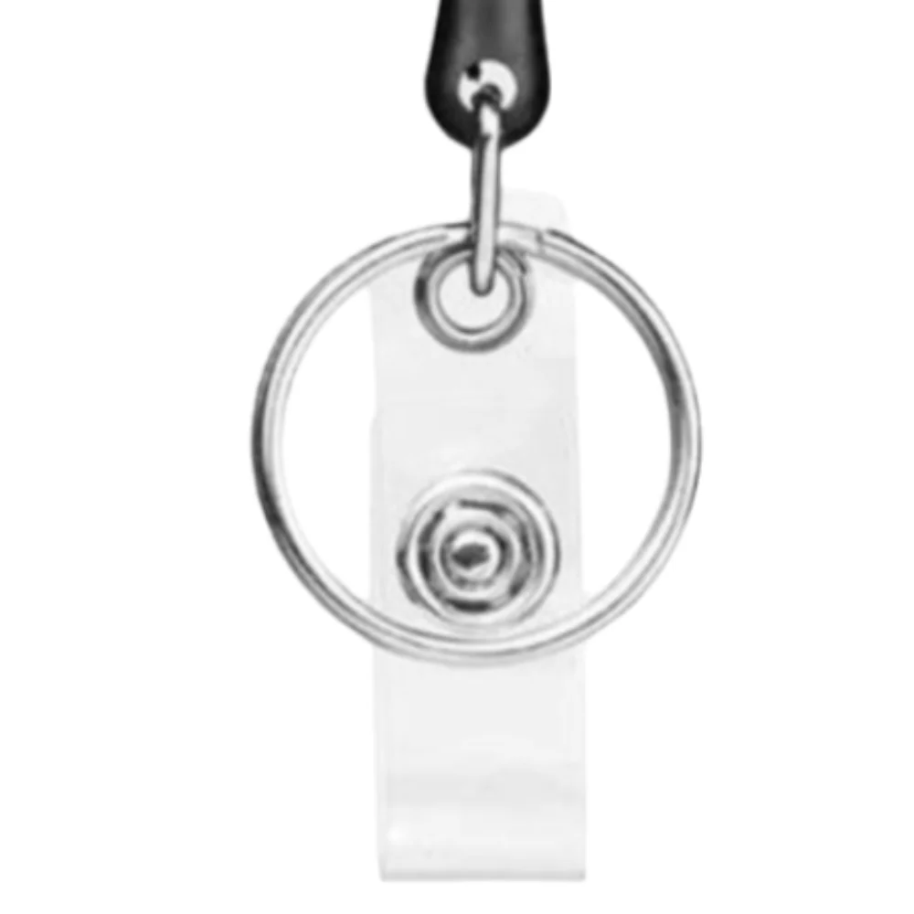

10 Pcs Durable ABS Retractable Badge Reel Heavy Duty Black Key Holder ID Badge Holder Outdoor Enthusiasts