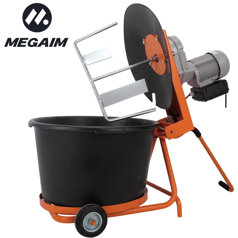 Construction Equipment Used in Small Scale Architecture Electric Mobile Mortar Mixer Concrete Mixer Mixing Machine