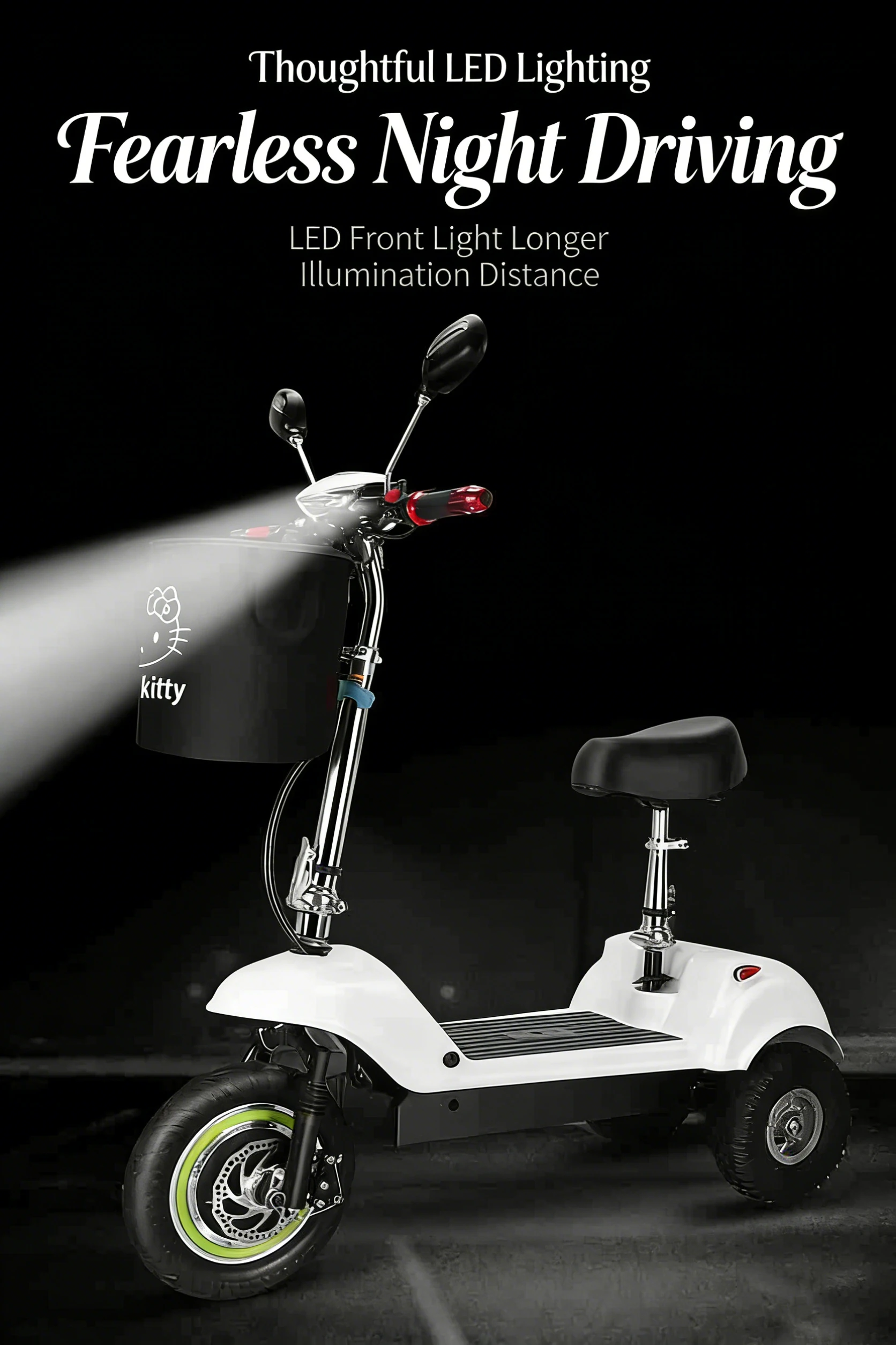 

Мини-электротрицикл Little Dolphin, складной электросамокат с литиевой батареей для домашнего использования