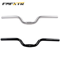 MTB bike Swallow Handlebar 25.4mm Folding Bicycle Handle Length 520mm Riser Matte Scooter Bike Accessories Parts Aluminum Alloy