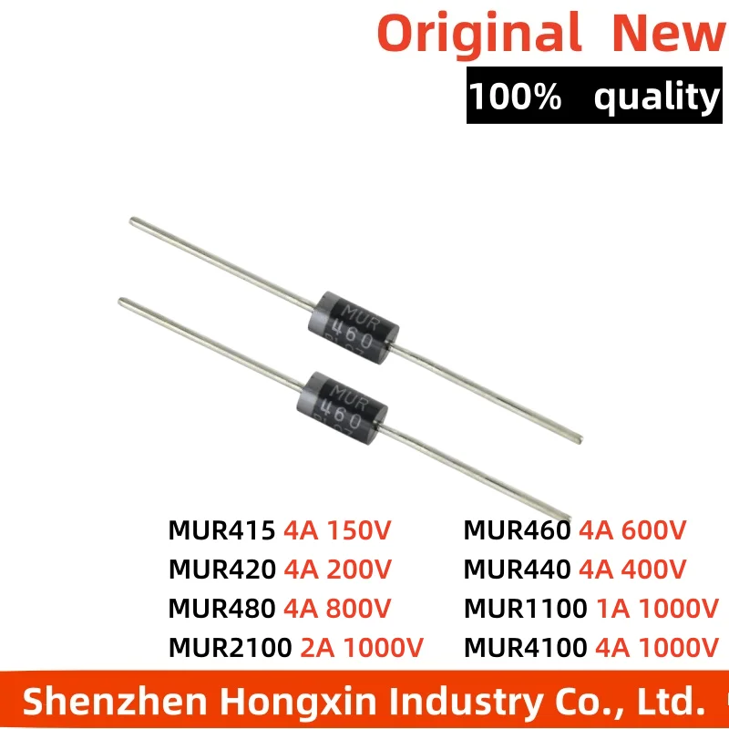 50 pieces of fast recovery diodes MUR415 460 420 440 480 1100 2100 4100 RLG ERLG