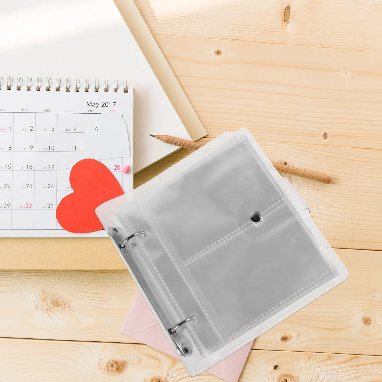 2Pcs Photocard Binder Photo Card Album with Transparent Pages for Sorting Viewing Protecting Cards Versatile Refillable Portable