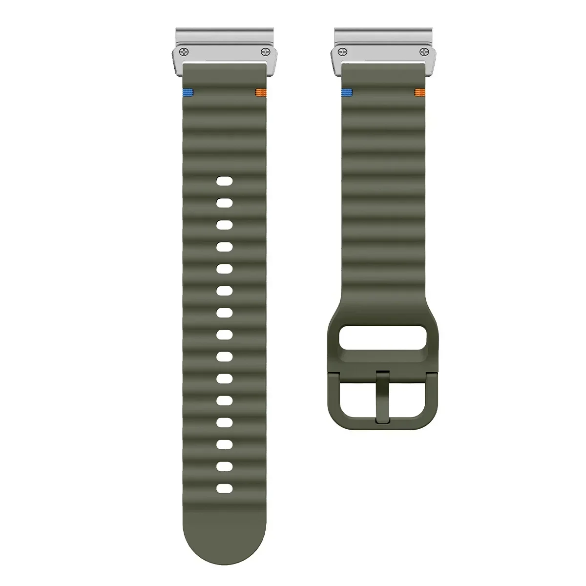20 22 26 mm für Garmin Fenix 8 51 mm 7X 7 Pro Fenix 6X 6 5X 5Plus Tactix 7 Quick Fit Sport Silikonband Forerunner 965 945 Armband – Detail 26
