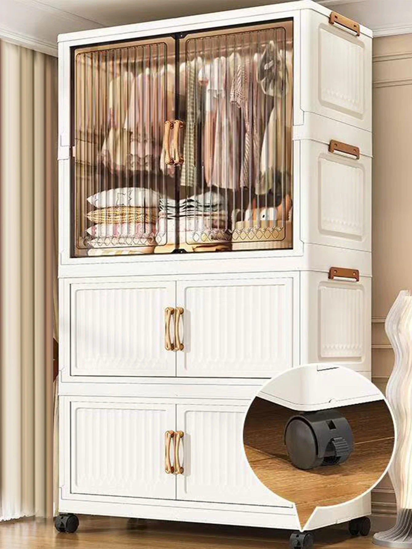 Folding Locker Closet Organizer Multi-Scene Storage Solution Portable And Versatile Storage for Home And Office