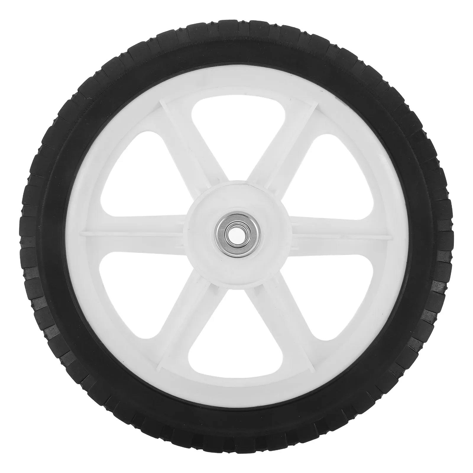 Rubber Garden Cart Wheels Heavy Duty Flat-Free Puncture Proof Replacement Tires Hand Truck Lawn Mower Utility Cart Wheelbarrow