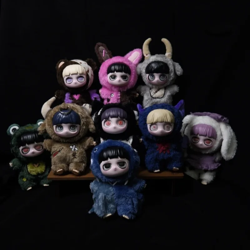 

Подлинная в наличии Kiki Night Elf Series слепая коробка милая кукла сумка кулон загадочная коробка темный стиль девушка подарки на день рождения украшение