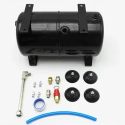 AS18B AS186 Air Storage Tank 4 Hole Air Tank Model Air Pump 3.5L Air Compressor Spray Pump Tattoo Spraying Air Compressor Tank
