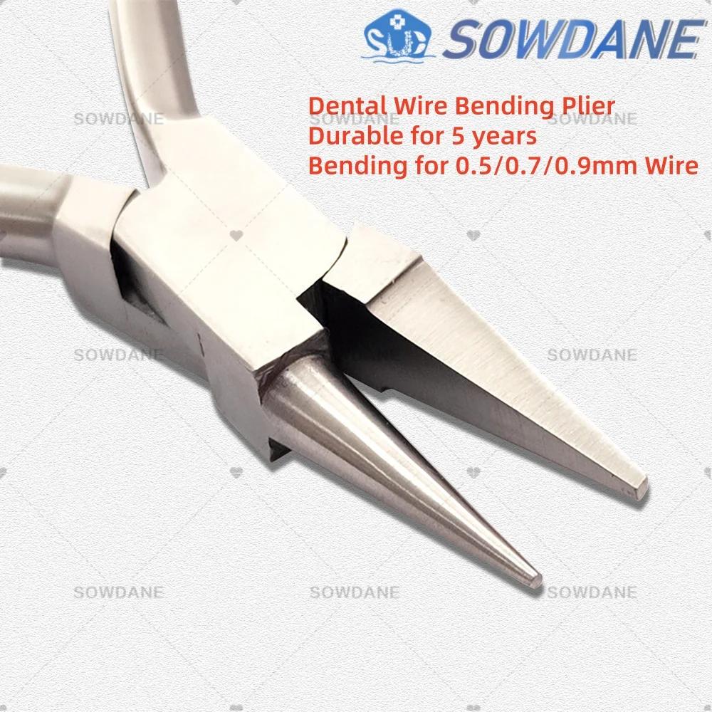 Szczypce ortodontyczne dentystyczne typu Adam, uniwersalne, do wyginania drutu, okrągłe, prostokątne, do formowania drutu dentystycznego, narzędzie do wyginania drutu dentystycznego 0.5 0.7 0.9mm