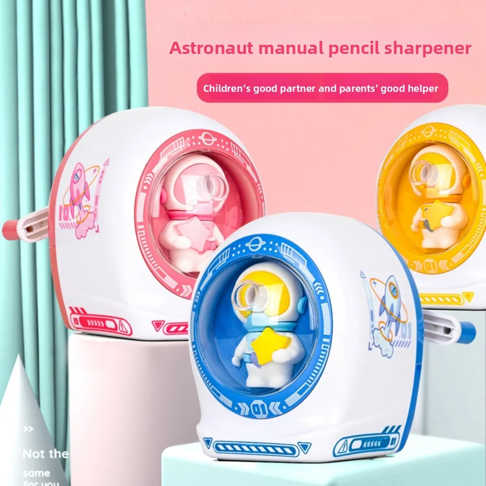 

Astronaut Style Automatic Pencil Sharpener Student Dedicated Sharpener Turning Tool Pencil Sharpener Study Stationery Products
