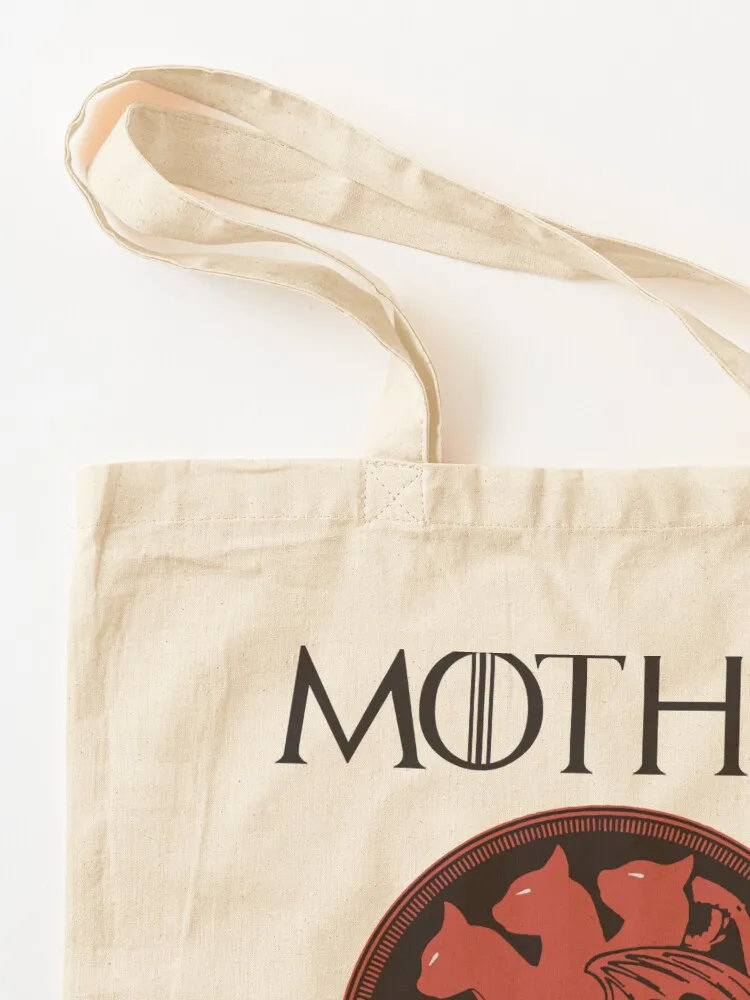 حقيبة تسوق أساسية من أم القطط، حقيبة تسوق قابلة لإعادة الاستخدام، حقيبة تسوق للنساء، حقائب قماش #3