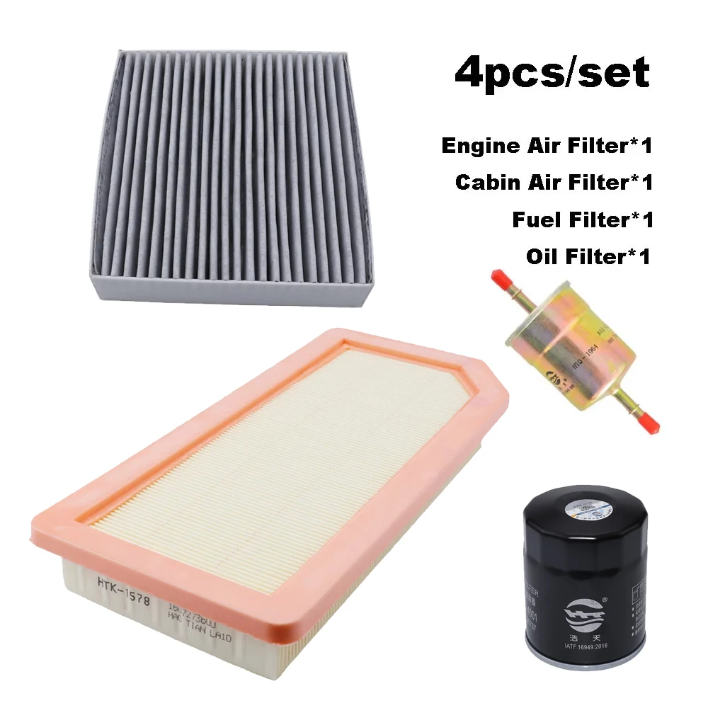 

Набор фильтров из 4 шт. для BYD TANG DM-i 2025 2024 1,5 л, гибридный DMp двигатель, кабинка кондиционера, комплект фильтров для свежего воздуха, топлива, газа, масла, аксессуары