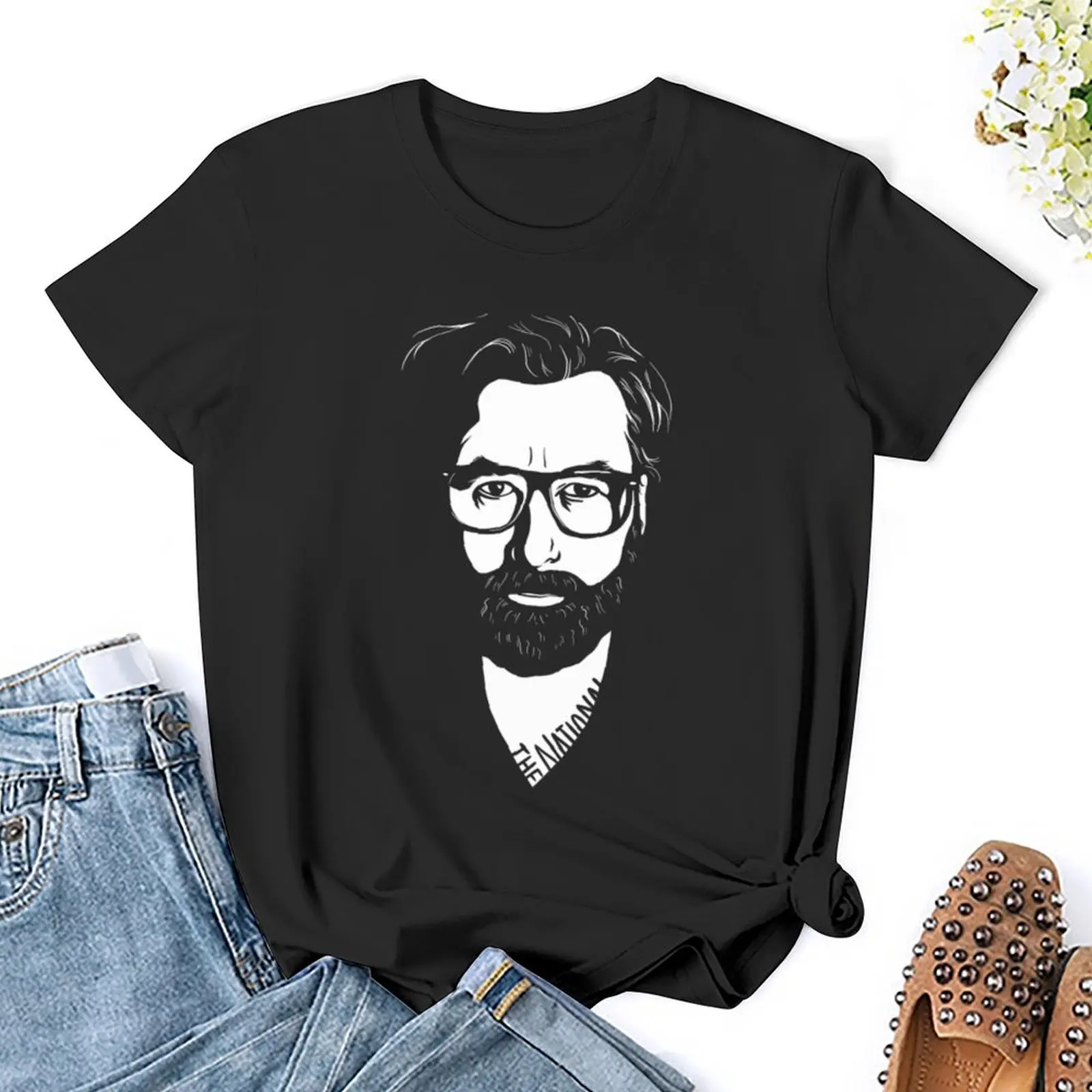 Matt Berninger - The National T-Shirt shirts graphic tees summer tops Short sleeve tee summer top tshirts woman