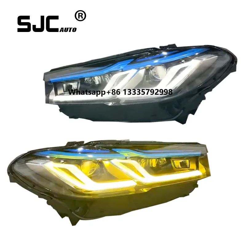 

SJC Auto Car Headlights for BMW5 Series G30 G38 2018-2022 Spoon Style Headlight High Quality Hot Sale Auto Car Head Lamp