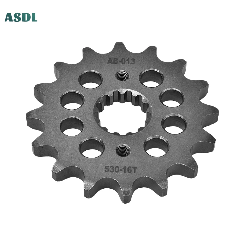 530-16T 530 Chain 16T Motorcycle 20CrMnTi Front Sprocket For Suzuki GS400 GSX400 GS425 GS450 RG500 GSX750 GSX-R750 R1100 XN85