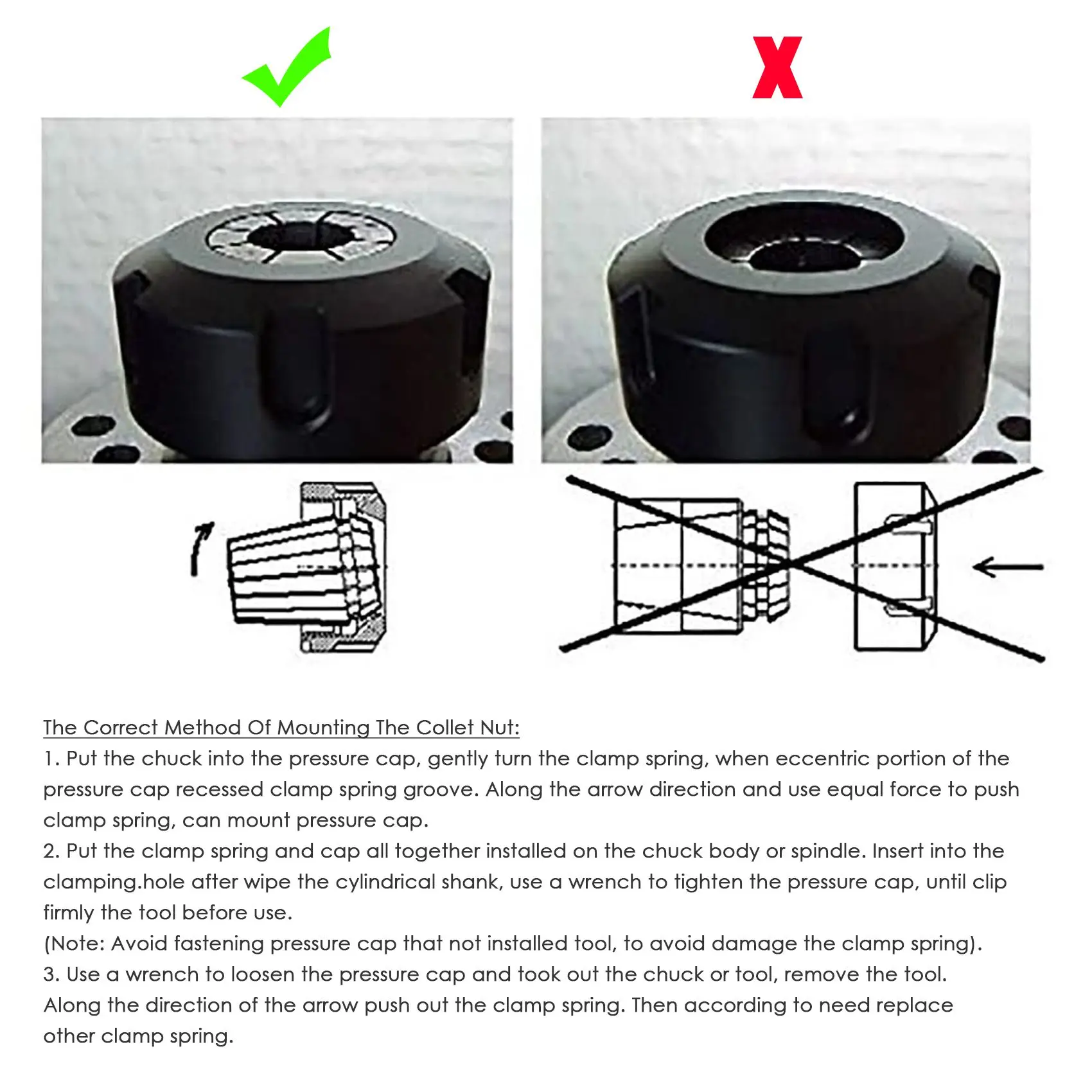 

10Pcs Er16 Spring Collet + Motor Shaft 8Mm Extension Rod Holder Cnc Milling Lathe Tool Engraving Machine-AB52